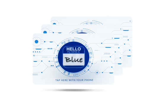 Blue Smart Card - 3 Pack